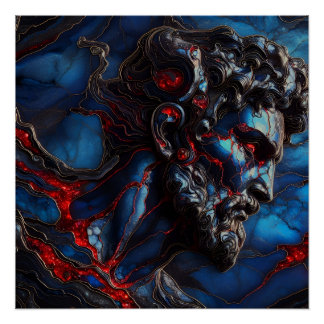 Blue Sea Guardian - KI am Arbeitsplatz Poster