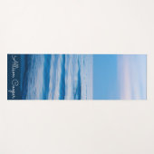 Blue Sea Sky Strand Yogamatte (Vorderseite (Horizontal))