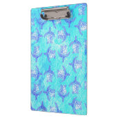 Blue Sea Turtle Print Klemmbrett (Links)