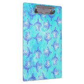 Blue Sea Turtle Print Klemmbrett (Rechts)