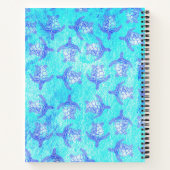 Blue Sea Turtle Print Notizblock (Rückseite)