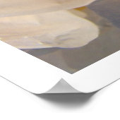 Blue SEAGLASS Feine Kunstdrucke von SEE GLASS Beac Poster (Ecke)