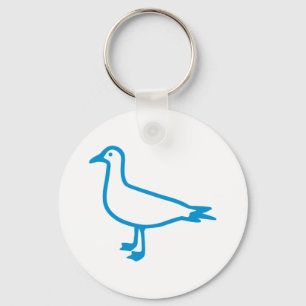Blue Seagull Schlüsselanhänger