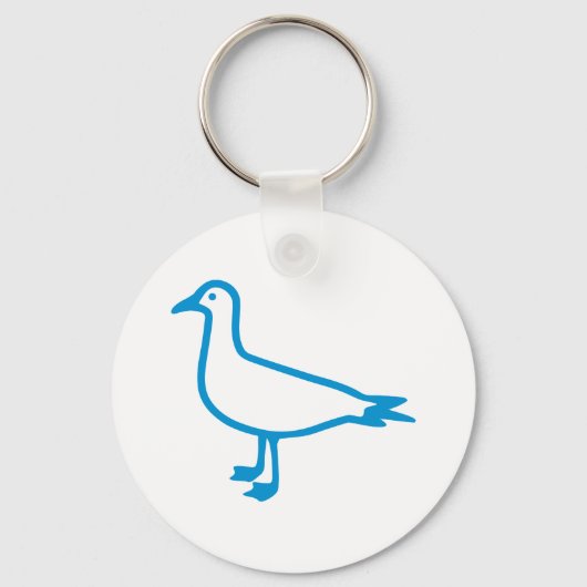 Blue Seagull Schlüsselanhänger (Vorderseite)
