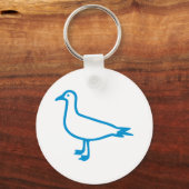 Blue Seagull Schlüsselanhänger (Vorderseite)