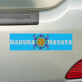 Blue Seamless Hakuna Matata Motif Autoaufkleber (Auf Auto)