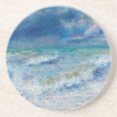 Blue Seascape by Renoir Getränkeuntersetzer (Vorne)