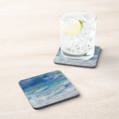 Blue Seascape by Renoir Getränkeuntersetzer (Rechte Seite)