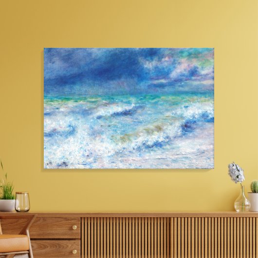 Blue Seascape by Renoir Leinwanddruck (Insitu (Wohnzimmer))