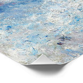 Blue Seascape by Renoir Poster (Ecke)