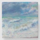 Blue Seascape by Renoir Steinuntersetzer (Vorderseite)