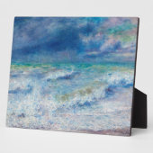 Blue Seascape von Renoir Impressionist Malerei Fotoplatte (Seite)