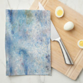 Blue Seascape von Renoir Impressionist Malerei Geschirrtuch (Viertel Falte)