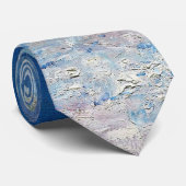 Blue Seascape von Renoir Impressionist Malerei Krawatte (Gerollt)