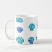 Blue Seashell Kaffeetasse (Links)