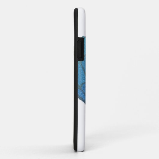 Blue Seashell Mosaic Case-Mate iPhone Hülle (Hinten/Rechts)