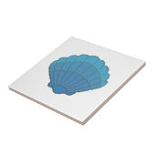 Blue Seashell Mosaic Fliese (Seite)
