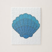 Blue Seashell Mosaic Puzzle (Vertikal)