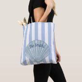 Blue Seashell & Stripes Tasche (Von Nahem)