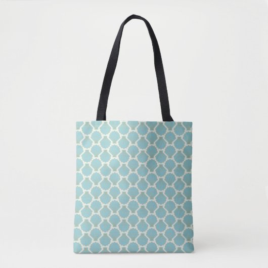 Blue Seashells Tasche (Vorderseite)