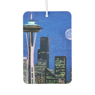 Blue Seattle Downtown Skyline Autolufterfrischer