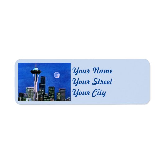 Blue Seattle Skyline (Vorne)