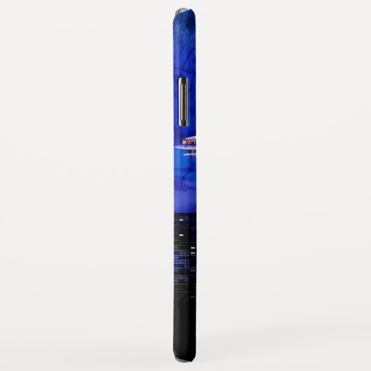 Blue Seattle Washington. Case-Mate iPhone Hülle (Hinten/Rechts)