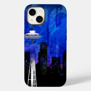 Blue Seattle Washington. Case-Mate iPhone 14 Hülle