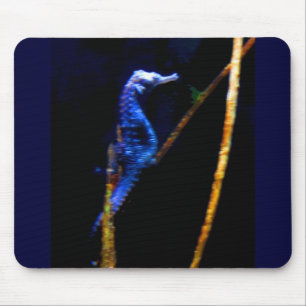 Blue Seepferd CB Mousepad