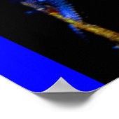 Blue Seepferd CB Poster (Ecke)