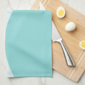 Blue Semi Circle Handtuch (Viertel Falte)