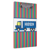 Blue Semi Truck Personalisierte Zwischenablage Klemmbrett (Rechts)