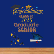 Blue Senior Class 2025 Abschluss