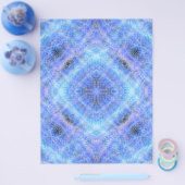 Blue Serene Gardens Bulk Scrapbook Paper Pages Flyer (Einzeln)