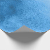 Blue Serenity - Watercolor Texture Wrapping Paper Geschenkpapier (Ecke)