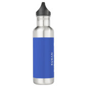 Blue Set Apart Unto YHVH Paleo Hebräisch Edelstahlflasche (Links)