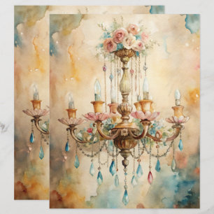 Blue Shabby Chic Scrapbook