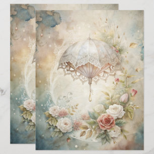 Blue Shabby Chic Scrapbook