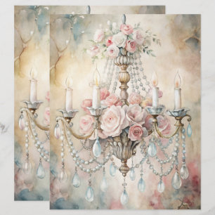 Blue Shabby Chic Scrapbook