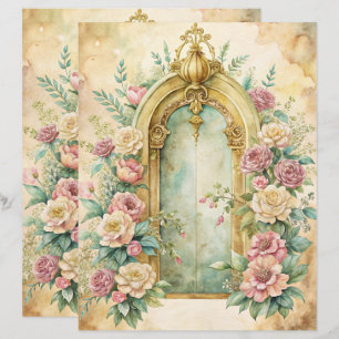 Blue Shabby Chic Scrapbook