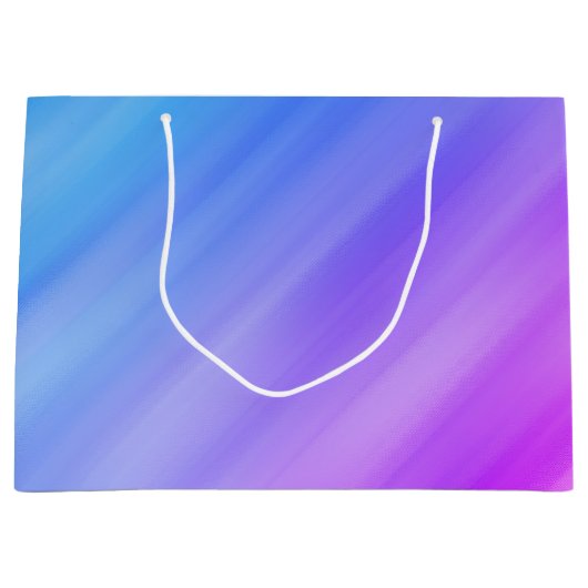 Blue Shade Abstrakt Große Geschenktüte (Vorderseite)