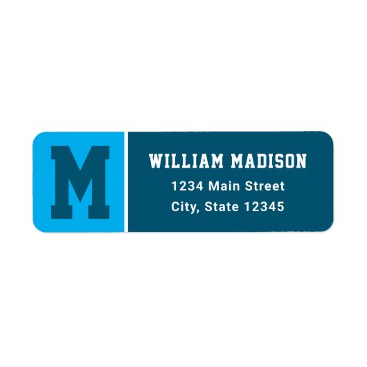 Blue Shades Monogram Strip (Vorne)
