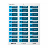 Blue Shades Monogram Strip (Vorne)