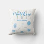 Blue Shades Newborn Design Kissen (Rückseite)