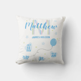 Blue Shades Newborn Design Kissen