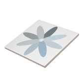 Blue Shades Simple Blume Design Keramik Tile Fliese (Seite)