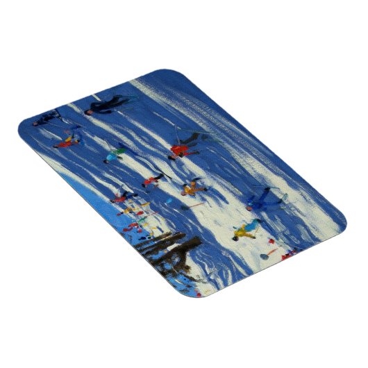 Blue Shadows Morzine Magnet (Rechte Seite)