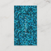 Blue Shapes Corporate Visitenkarte (Rückseite)