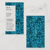 Blue Shapes Corporate Visitenkarte (Vorne/Hinten)
