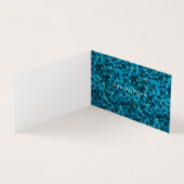 Blue Shapes Corporate Visitenkarten (Innenseite)